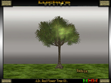 .:LD:. Red Flower Tree 01:. 