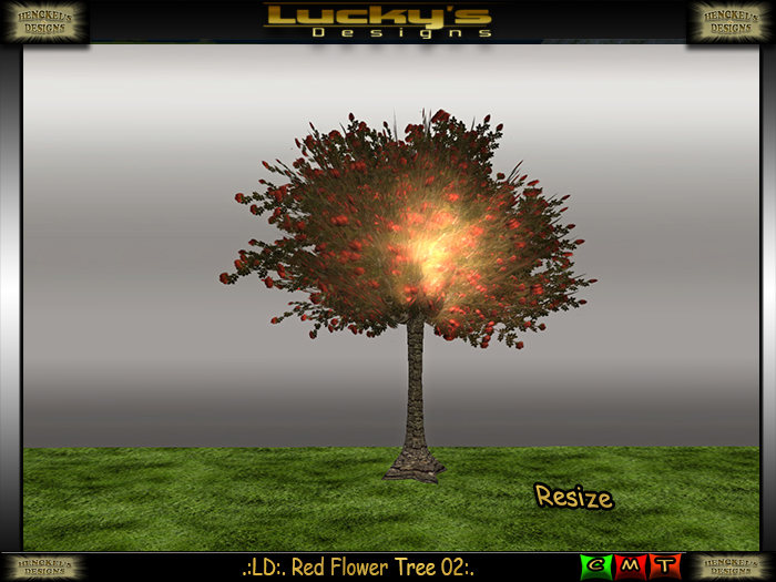 .:LD:. Red Flower Tree 01:. 