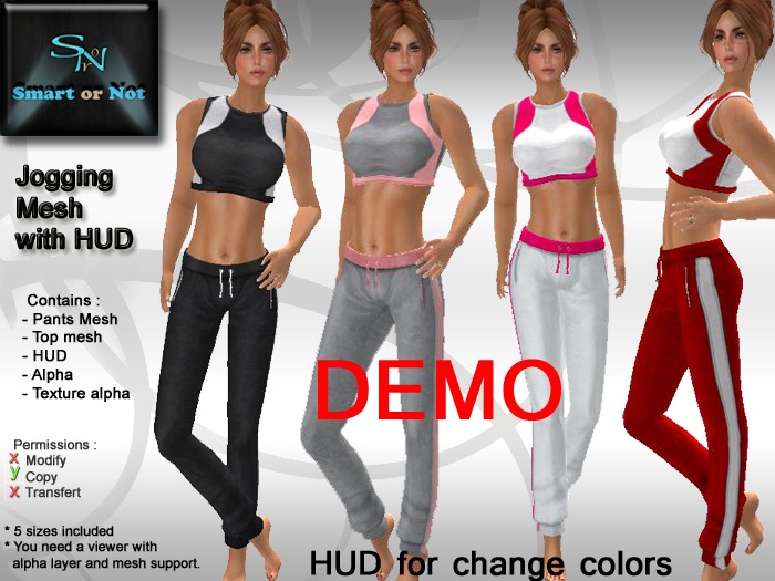Jogging Girl with HUD- DEMO