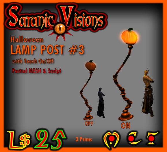 Halloween Lamp Post 1