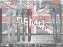Immerschoen-BodyCult MESH Jeans Patriot UK Color Fatpack DEMO