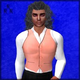 Lt. Orange Satin Men's Vest