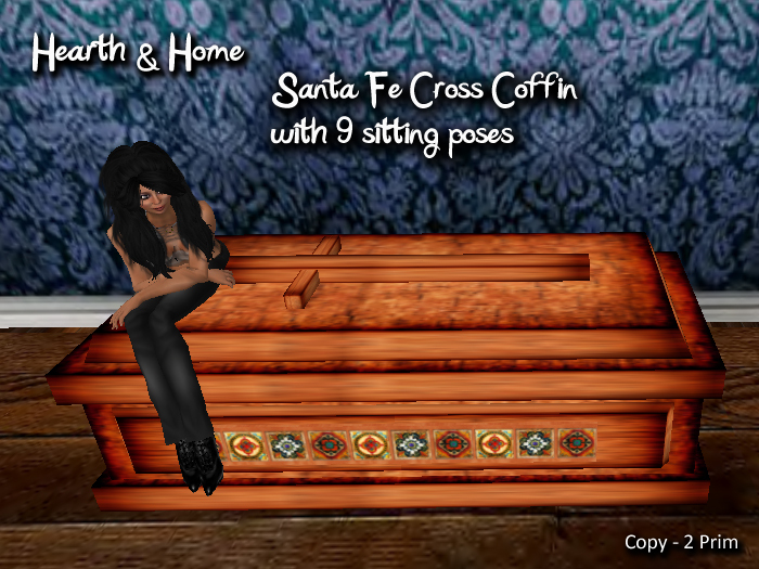 ~H&H~ Santa Fe Cross Coffin  - Maple