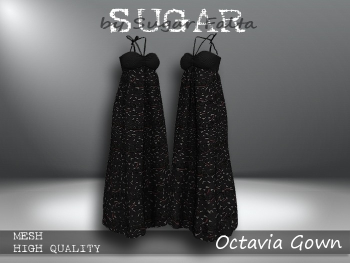 SUGAR Octavia Gown RUFFLED