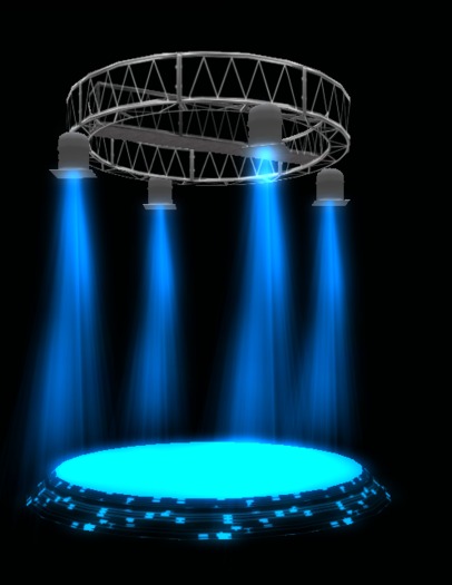 WEARABLE Personal Dance Floor !!!! (Blue)