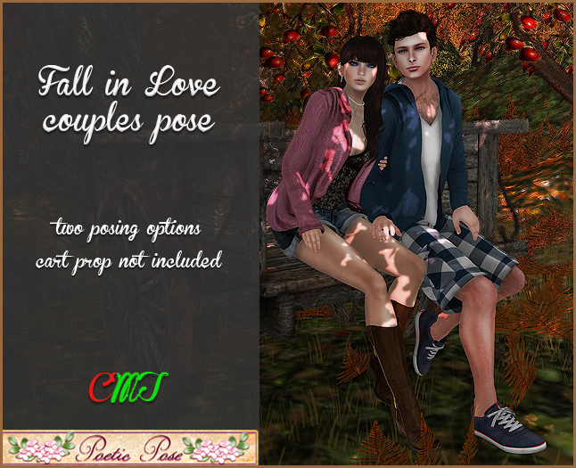 Fall in Love couples pose set