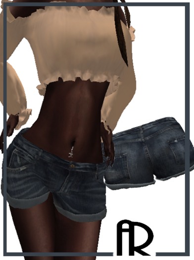 [AR]Denim Short Medium