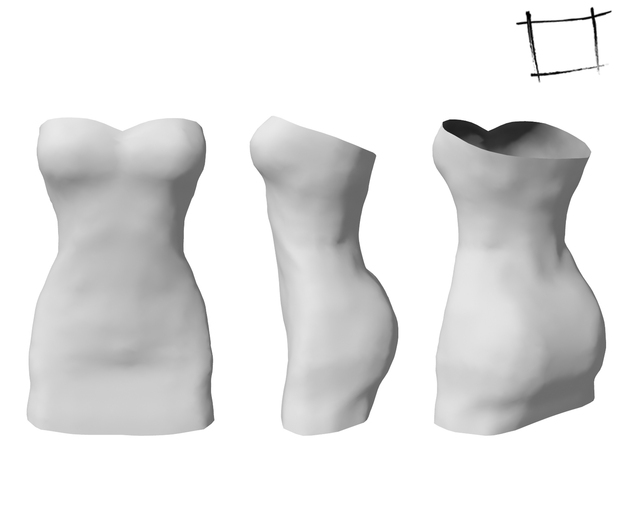 WC84_Strapless Mini Dress