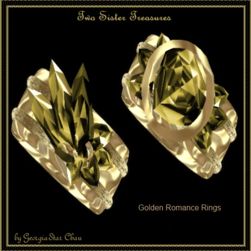 TST Golden Romance Rings.