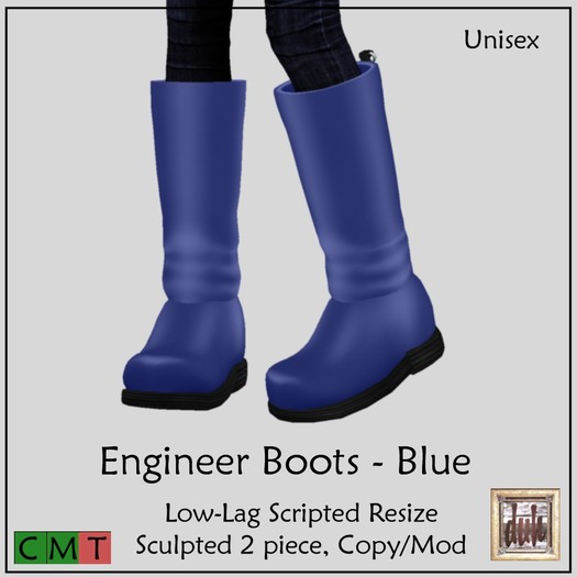 ::Duh!:: Engineer Boots - Blue