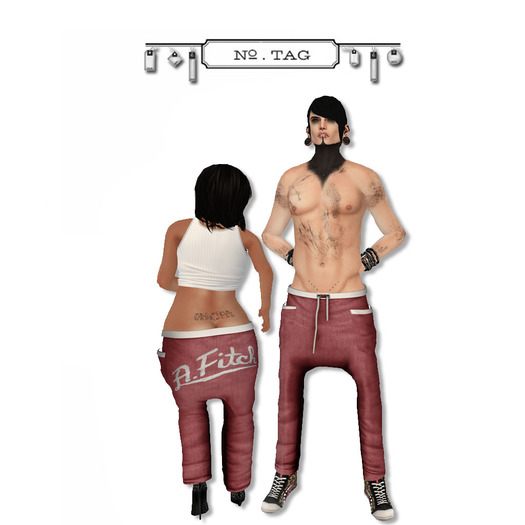 No.Tag - Unisex Baggy Pants Demo {mesh}