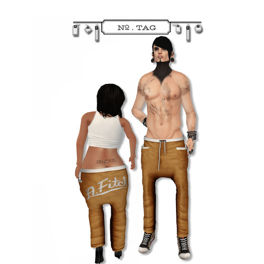 No.Tag - Unisex Baggy Pants Demo {mesh}