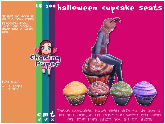[ CP ] Halloween Cupcake Seats