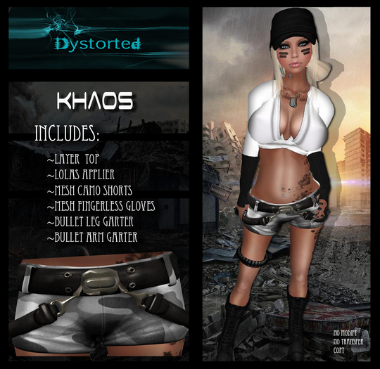 .:Dystorted:.Khaos Camo White  