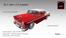 56 C. Bela v.3.1 (Update) Red & White Cars,Vehicles Box