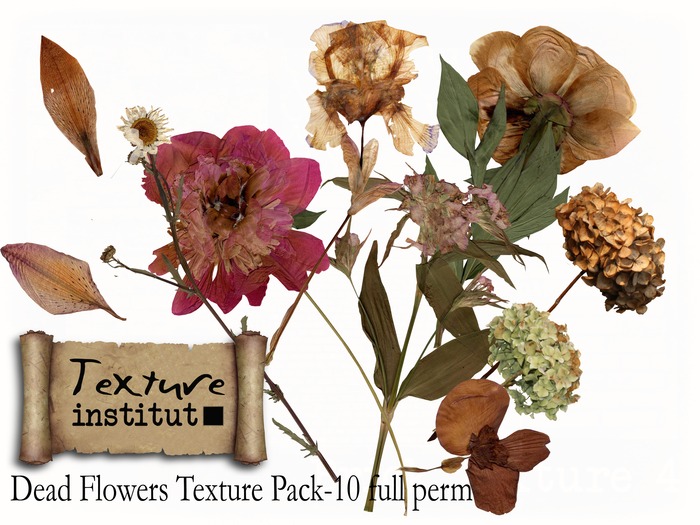 Dead Flowers Texture Pack-10 Full Perm