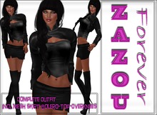 ZaZou Mesh Women's Leather Complete Outfit 1