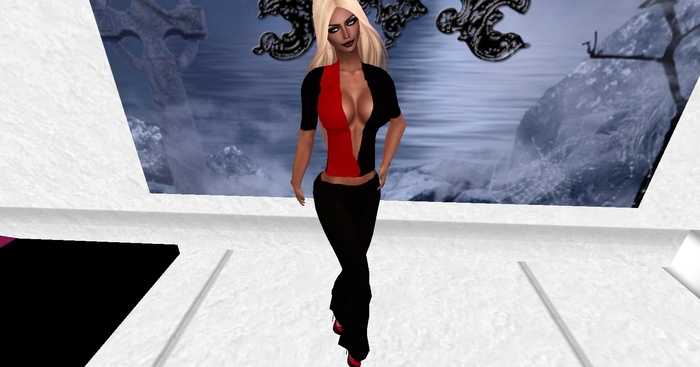 black red