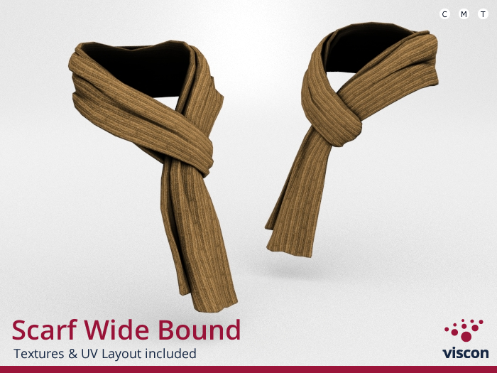 *viscon* Mesh Scarf Wide Bound