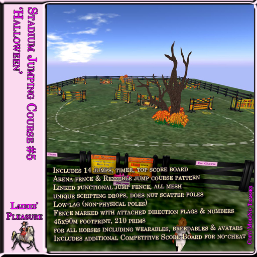 ~LP~ Stadium Jumping Course 5 (Halloween) BOXED