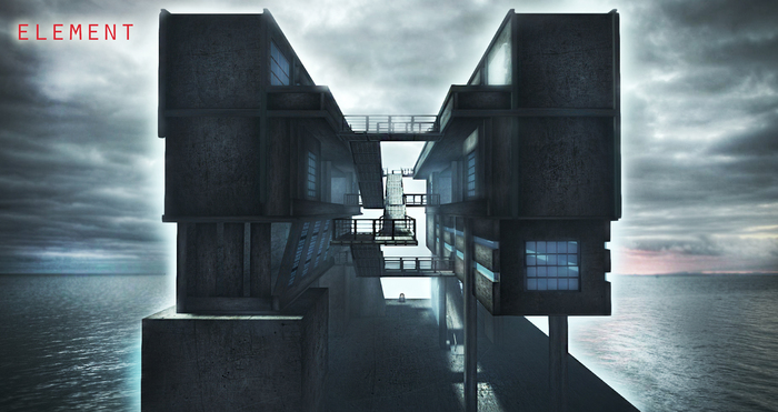  URBAN SCIFI NEIGHBORHOOD - ELEMENT  
