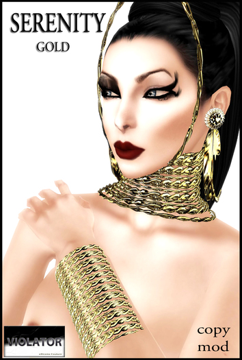 Violator - Serenity Jewelry Set - Gold