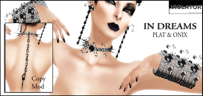 Violator - In Dreams Jewelry Set - Gold Emerald