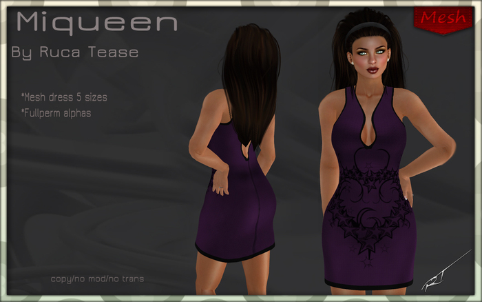 Mesh Miqueen dress