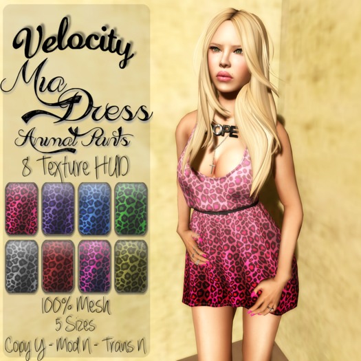 VELOCITY Mia Dress (Animal)