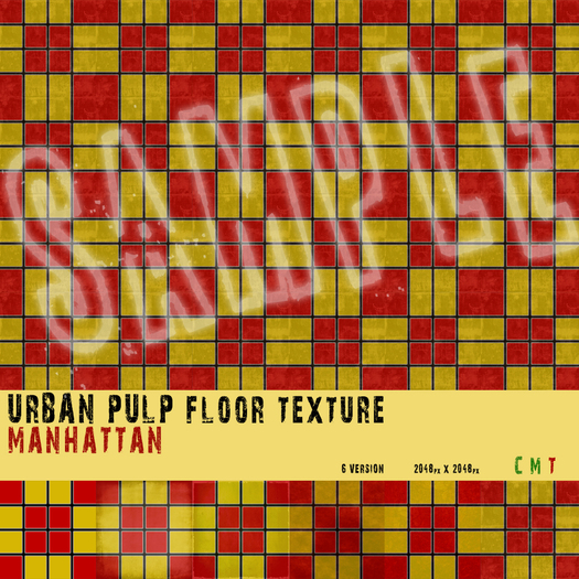 Urban Pulp Floor Texture - Manhattan (6 version)