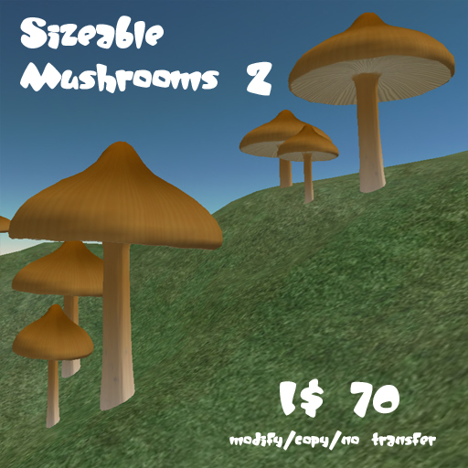 Sizeable Mushrooms 2