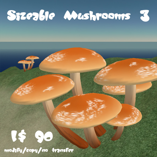 Sizeable Mushrooms 3
