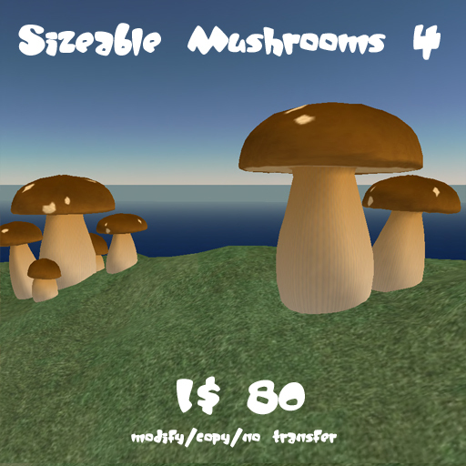 Sizeable Mushrooms 4