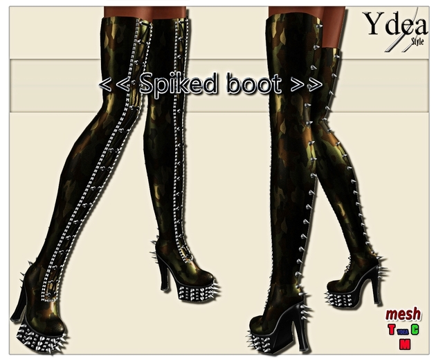Spiked Boots camo