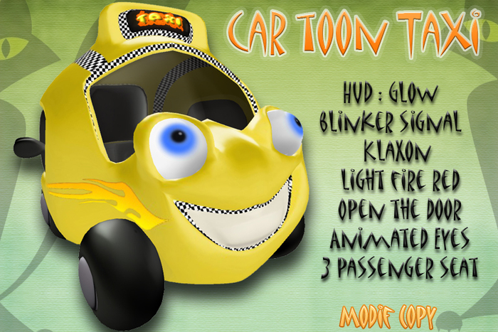 CarR ToOn kiD TaXi *Mesh*