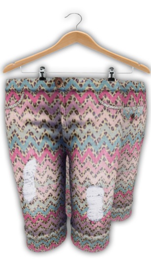 [R] Cheetah Rolled Pants *MESH*