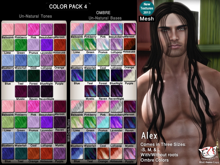 ^;^CaTwA^;^ Mesh Alex Hair [4]