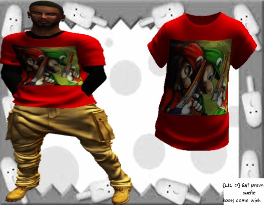 MARIO RED shirt