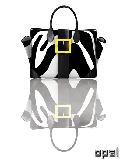 {Opal}Zebra Yellow Tote Bag