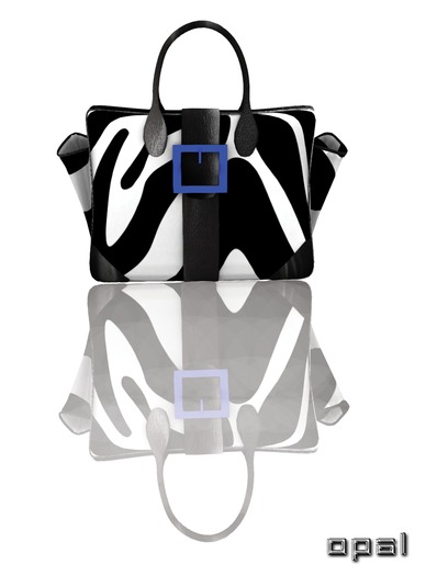{Opal}Zebra Yellow Tote Bag