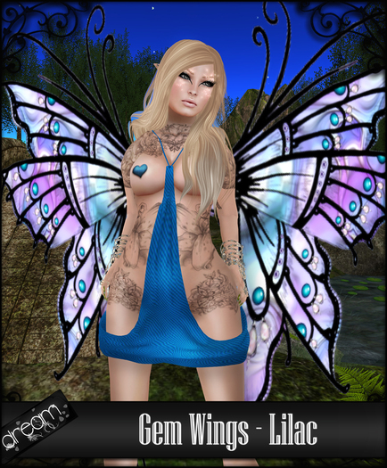 . Dream . Gem Wings - Lilac