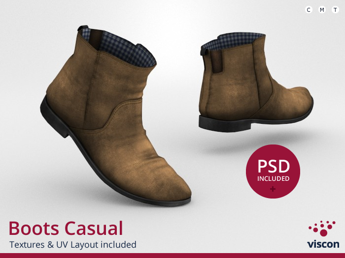*viscon* Mesh Boots Casual