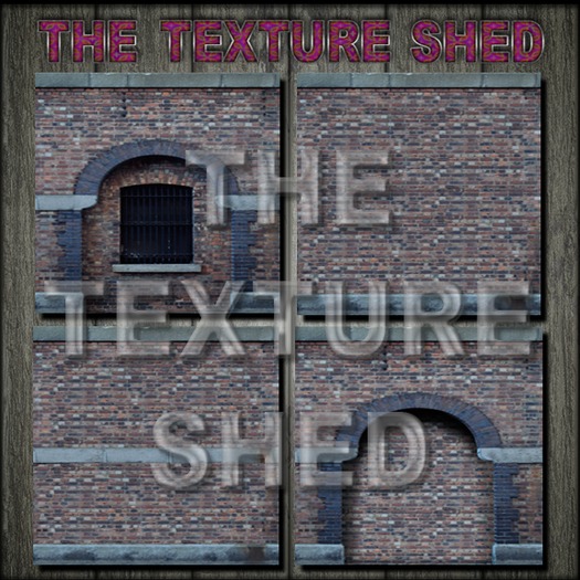 4 Brick/stone/feature wall textures (Irish Wall Set1)