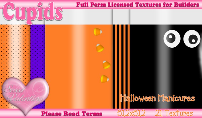*Cupids Textures * 21 HALLOWEEN MANICURE