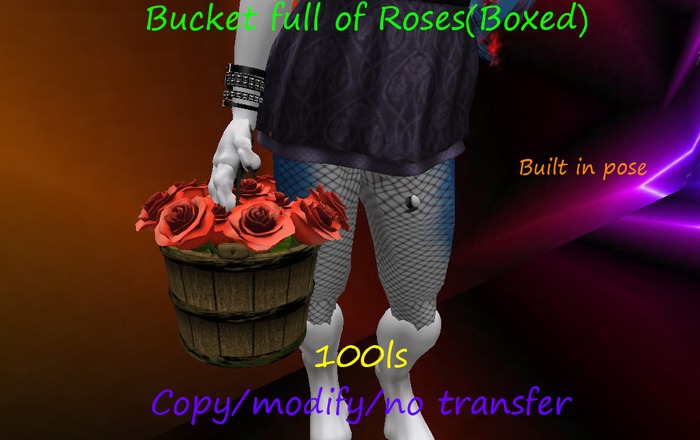 Bucket full of Roses(Boxed)
