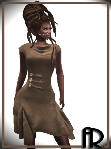[AR]Tunic dress Brown
