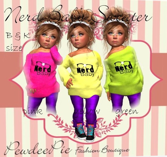 ::PP:: - NERD BABY SWEATER YELLOW BOXED