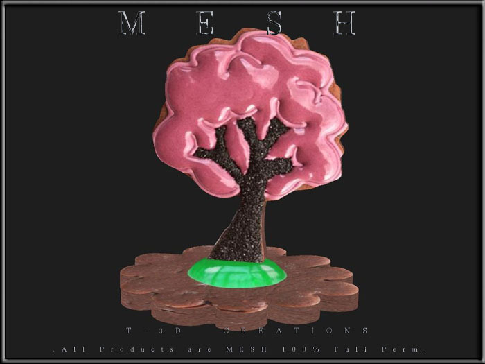 T-3D Creation [ 3D Cookie Tree ] MICRO MESH - Full Perm -