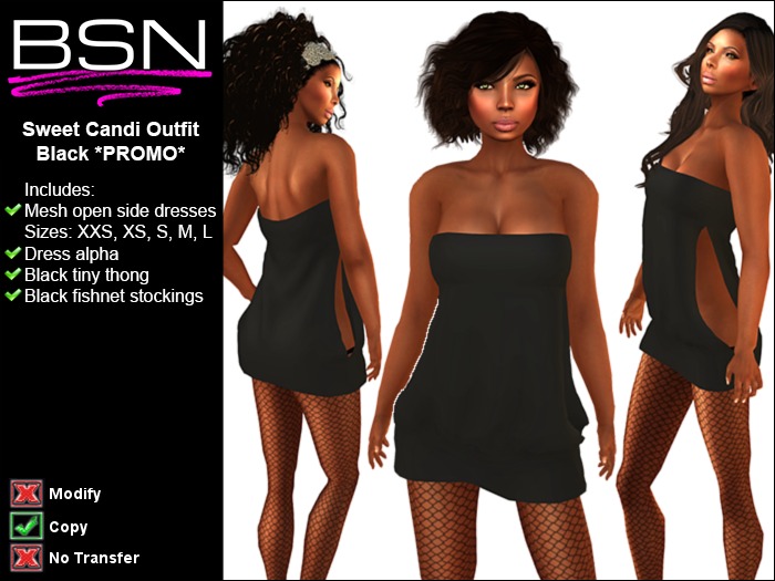 BSN Sweet Candi Outfit - Black *PROMO*