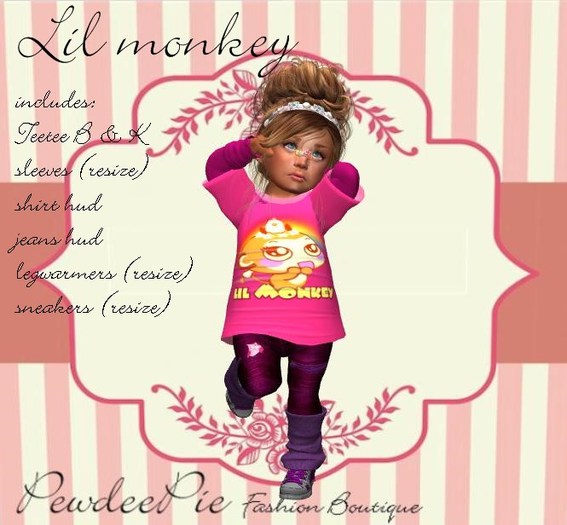 ::PP:: - LIL MONKEY FIT BAGGED